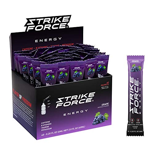 Strike Force Energy Drink Mix - Healthy Water Enhancer + Caffein