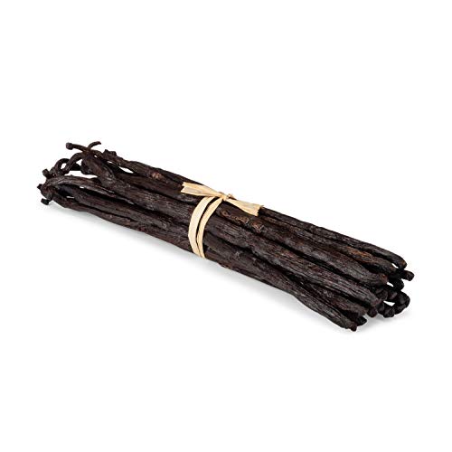 10 Madagascar Vanilla Bean - Premium Bourbon Grade A, 6-7 Inches