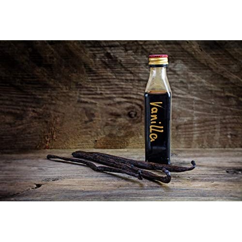 12 Madagascar Vanilla Beans - Premium Bourbon Grade A.6-7 Inches