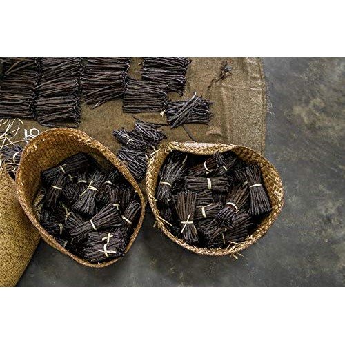 Strongus Large Tahitian Vanilla Beans - Vacuum Sealed Grade B Va