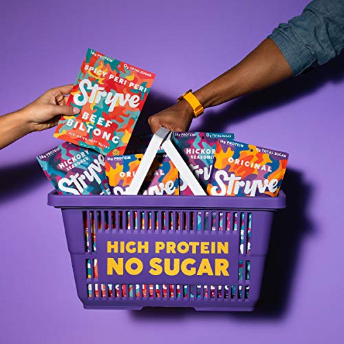 Stryve Protein Snacks Beef Sticks. 14G Protein, Sugar Free, No C