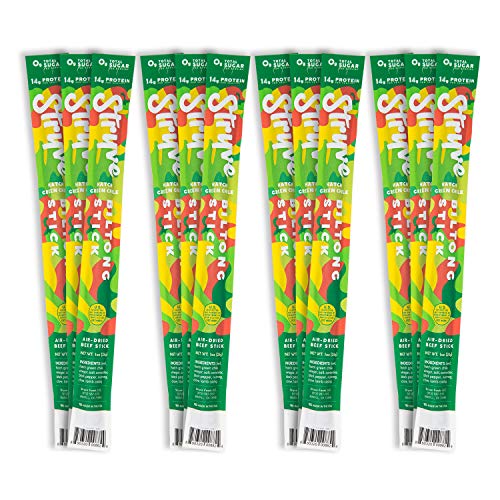 Stryve Protein Snacks Beef Sticks. 14G Protein, Sugar Free, No C
