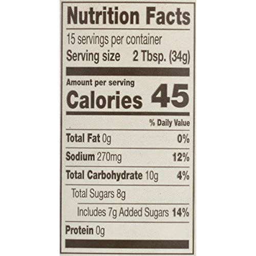 Stubbs Hickory Bourbon Bbq Sauce, 18 Oz Pack Of 4