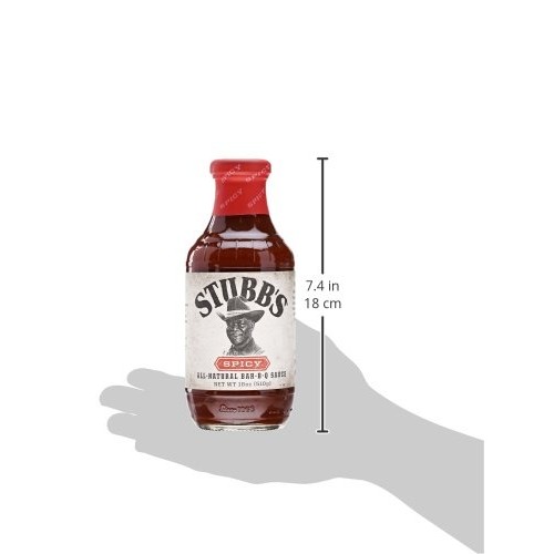 Stubbs Spicy Bbq Sauce, 18 Oz