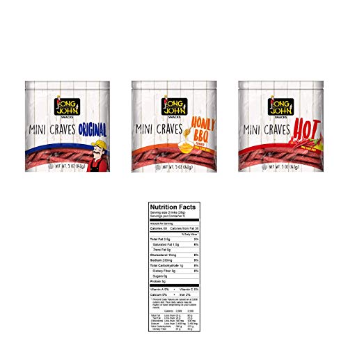 Long Johns Beef Jerky Box 1 3/4 Pound Sampler Sack | High Prote