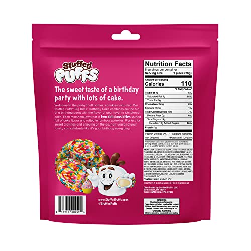Stuffed Puffs Big Bites - Variety Pack Coated Marshmallows 3 Pac...