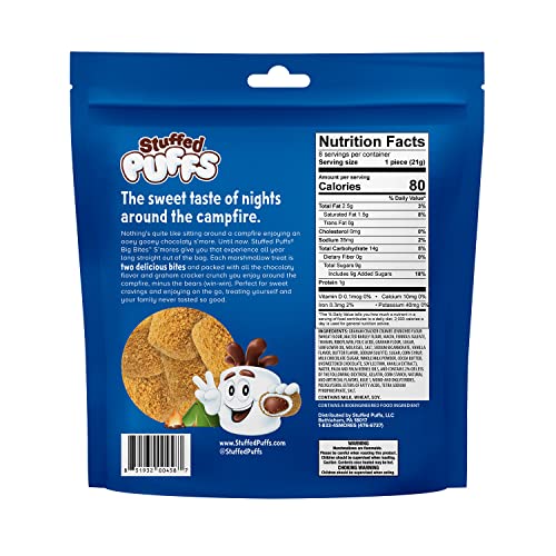 Stuffed Puffs Big Bites - Variety Pack Coated Marshmallows 3 Pac...