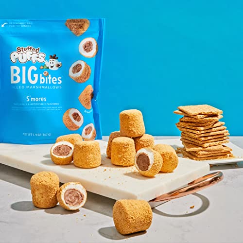 Stuffed Puffs Big Bites - Variety Pack Coated Marshmallows 3 Pac...