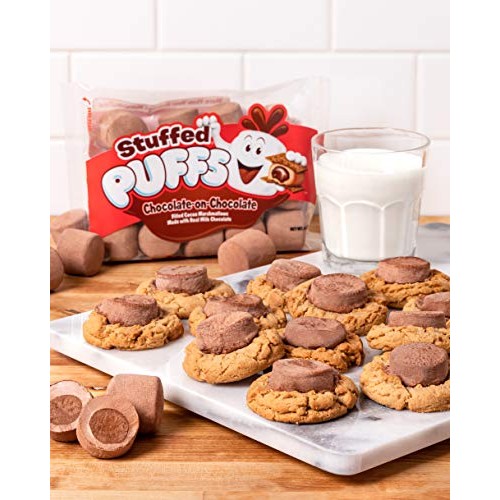 Stuffed Puffs - Chocolate-On-Chocolate 3 Pack, Chocolate Filled