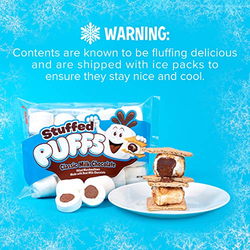 Stuffed Puffs - Classic Milk Chocolate 3 Pack, Chocolate Filled