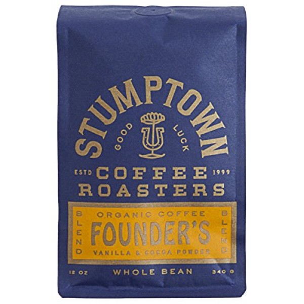 Stumptown Coffee Roasters Founders Blend Organic Whole Bean Coff...