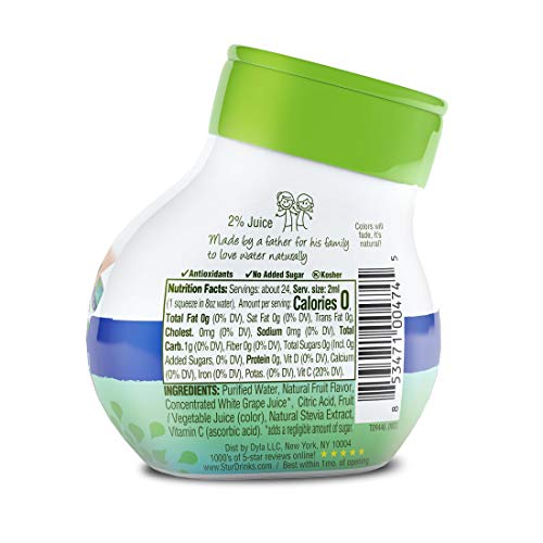 Stur - Blue And Blackberry, Natural Water Enhancer, 5 Bottles,