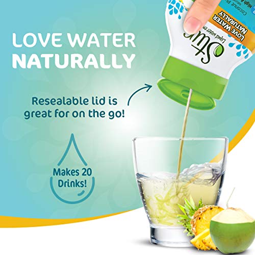 Stur - Coconut Pineapple, Natural Water Enhancer 5 Bottles, Mak