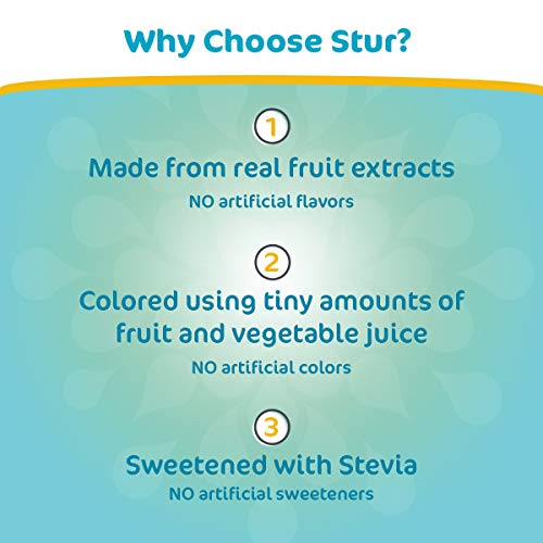 Stur - Coconut Pineapple, Natural Water Enhancer 5 Bottles, Mak