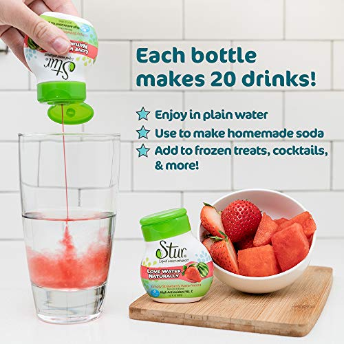 Stur - Fruit Punch, Natural Water Enhancer, 5 Bottles, Makes 10