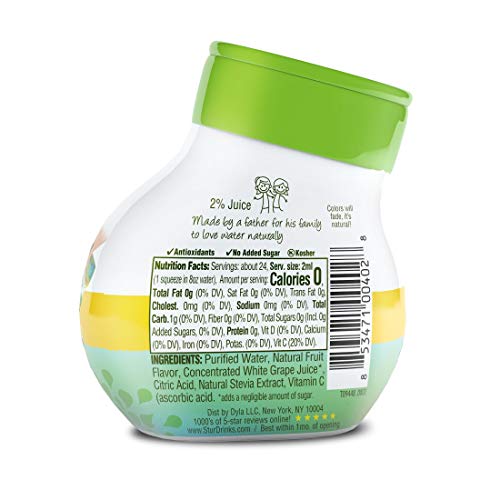 Stur - Lemonade, Natural Water Enhancer, 5 Bottles, Makes 100 F
