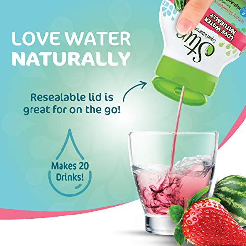 Stur - Natural Water Enhancer, Strawberry Watermelon 5 Bottles,