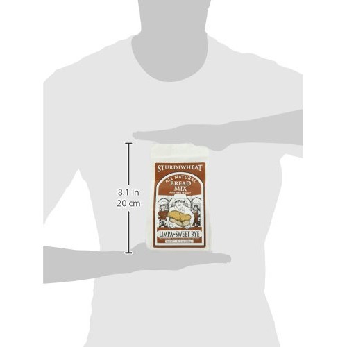 Sturdiwheat All Natural Bread Mix, Limpa-Sweet Rye, 21-Ounce Pac