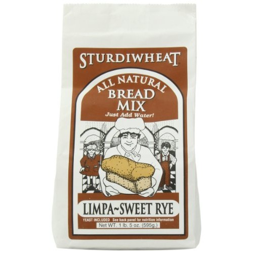 Sturdiwheat All Natural Bread Mix, Limpa-Sweet Rye, 21-Ounce Pac