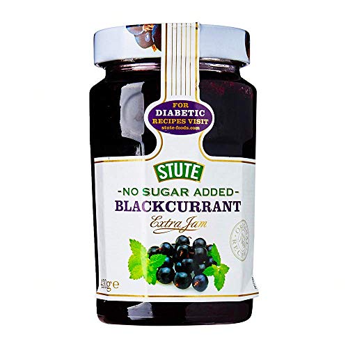 Stute Diabetic No Added Sugar Blackcurrant Jam 430G