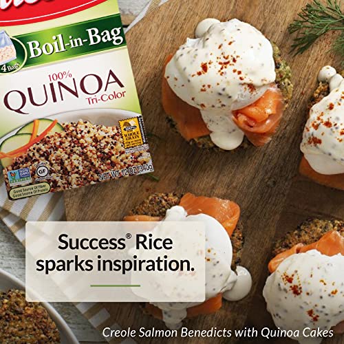 Success 10 Minute Boil-In-Bag 100% Quinoa Tri-Color 1 Box Gluten