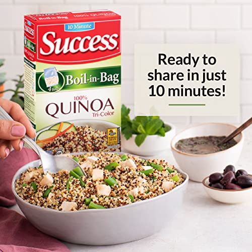 Success 10 Minute Boil-In-Bag 100% Quinoa Tri-Color 1 Box Gluten