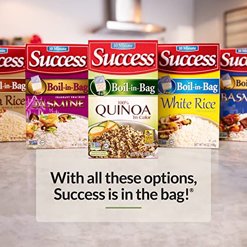 Success 10 Minute Boil-In-Bag 100% Quinoa Tri-Color 1 Box Gluten
