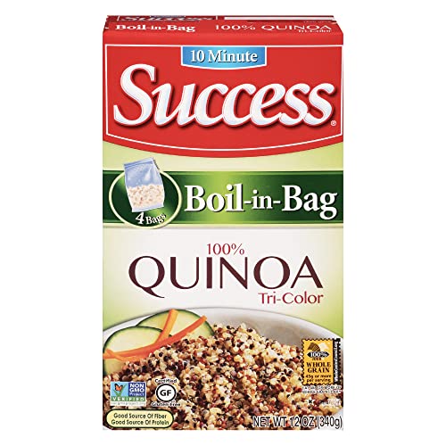 Success 10 Minute Boil-In-Bag 100% Quinoa Tri-Color 1 Box Gluten