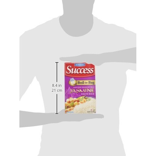 Success Boil-In-Bag Rice, Thai Jasmine Rice, Quick Rice Meals, 1