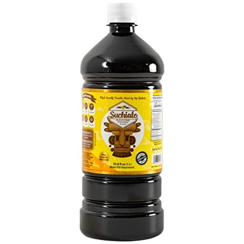 Suchiate Pure Vanilla 33.8Oz 1 Liter | Mexican Vanilla For Bak