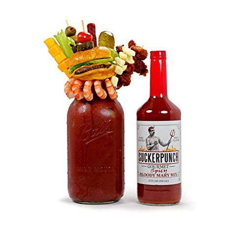 Suckerpunch Bloody Mary Mix, 32 Ounce, Spicy 2-Pack