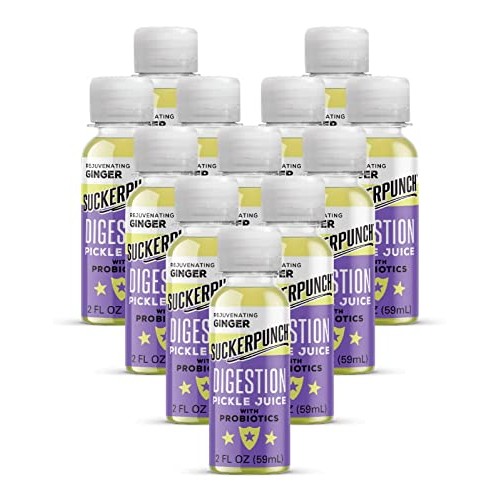 SuckerPunch Digestion 2oz Pickle Shot | Rejuvenating Ginger Juic...