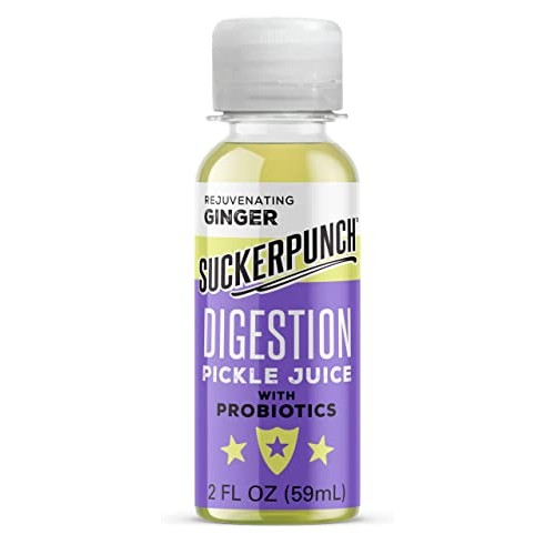 SuckerPunch Digestion 2oz Pickle Shot | Rejuvenating Ginger Juic...