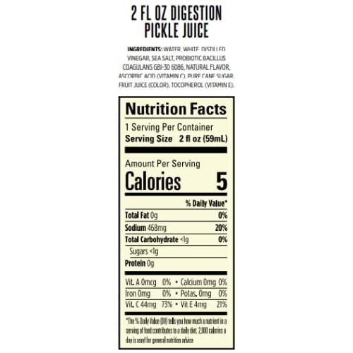 SuckerPunch Digestion 2oz Pickle Shot | Rejuvenating Ginger Juic...