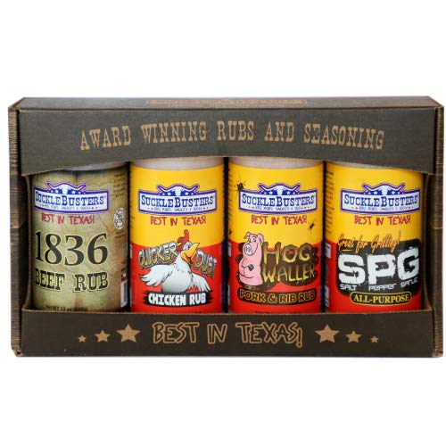 Bbq Rub Gift Box - 4 Large Jars