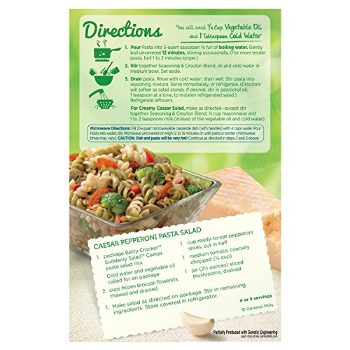 Betty Crocker Suddenly Salad Caesar Pasta Salad 7.25 Oz Box Pac