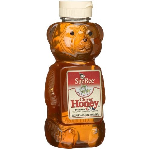 Sue Bee Clover Honey Squeeze Bears 24 Oz Pack Of 4