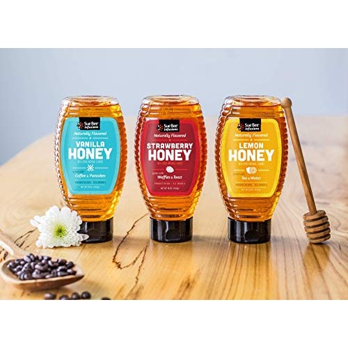 Sue Bee Infusions Lemon Flavored Honey, 16 Ounce
