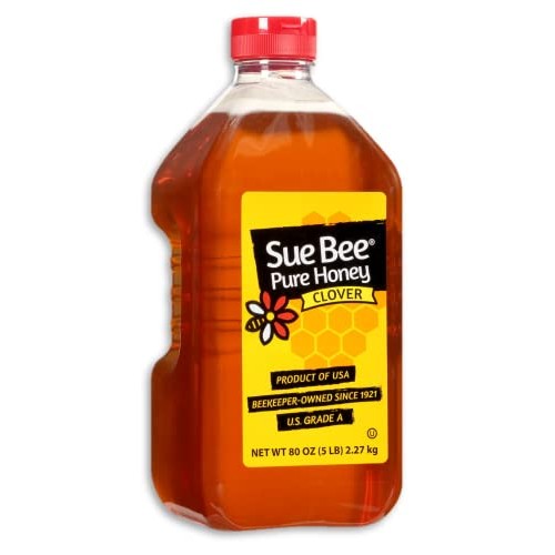 Sue Bee Pure USA Clover Honey, 5 Pound Pack of 3 Sue Bee Pure ...