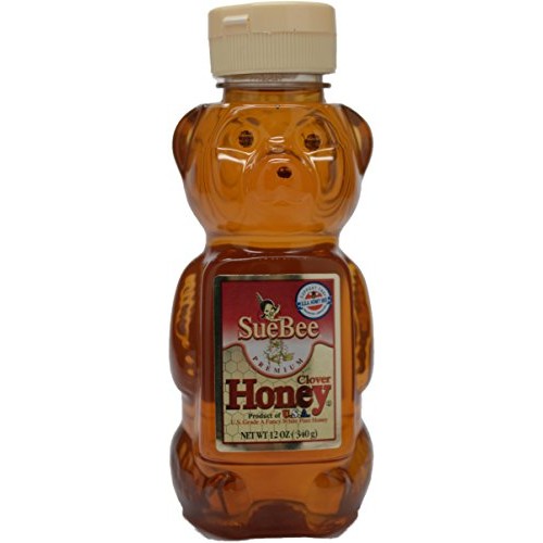 Suebee Premium Clover Honey Bear 12 Oz Pack Of 4