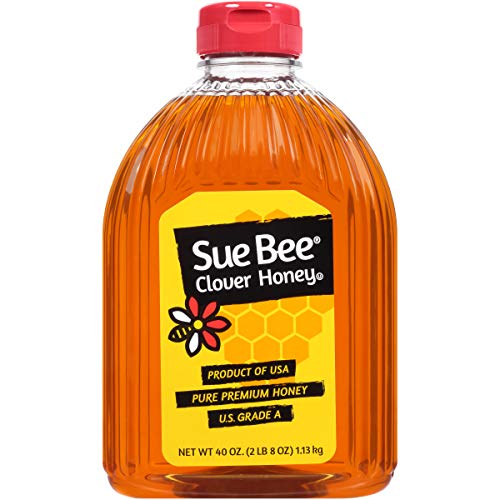 Suebee Pure Clover Honey, 40 Oz