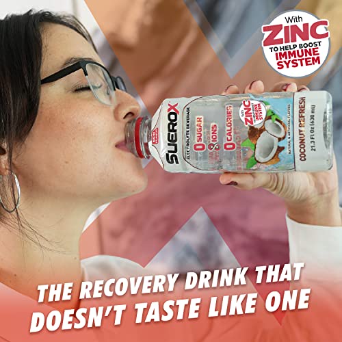 SueroX Zero Sugar Electrolyte Drink for Hydration and Recovery, ...