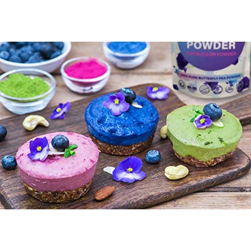 Sufoods 100% Pure Blue Butterfly Pea Flower Powder Large 6 Ounc