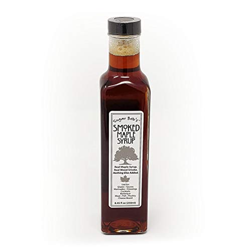 Sugar Bobs Finest Kind Smoked Maple Syrup 8.45 Fl Oz Made In Ve