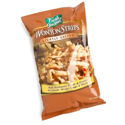 Sugar Foods Salad Toppings Wonton Strips, 16-Ounce Units