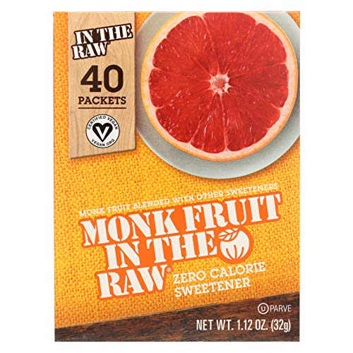 Sugar In The Raw Monk Fruit In The Raw - 40 Per Pack - 8 Packs P