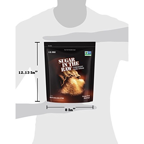 Sugar In The Raw Turbinado Cane Sugar, Made Using 100% Natural P