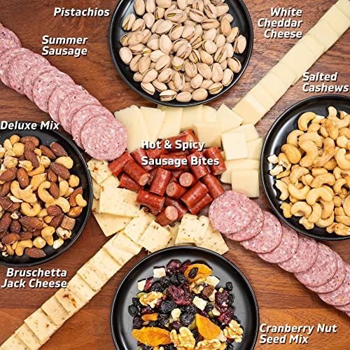 Ultimate Fathers Day Gift Basket - Over 2 lbs of Cheese, Beef Sa...