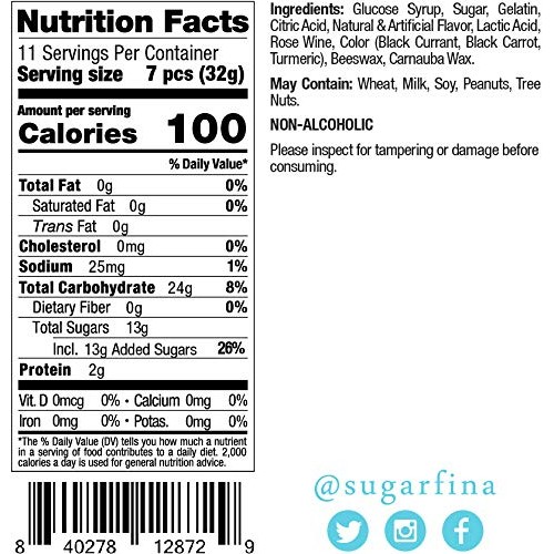 Sugarfina But First, Rosé Large Candy Cube