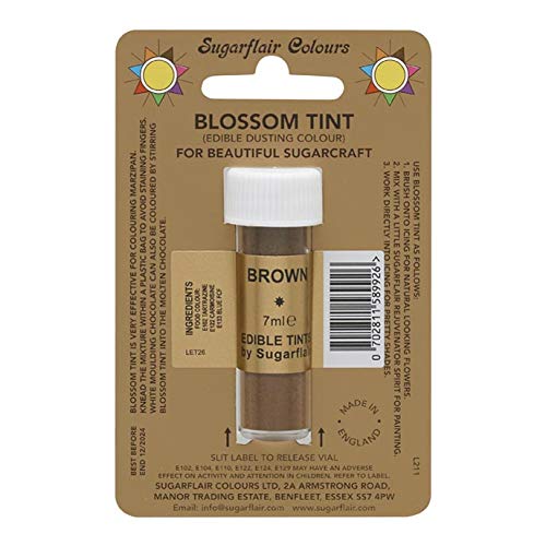 Sugarflair Blosom Tint Edible Dusting Powder - Brown